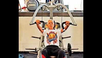 Pumping iron is a daily fix for these older men, and that one 88-year-old