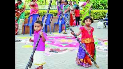 Pongal celebrated at a gated community in the city