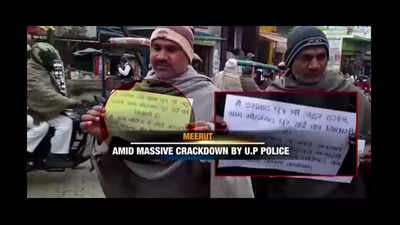 Amid massive crackdown by UP Police, goons are pleading for forgiveness