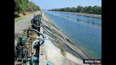 Scarcity hits home close to Narmada main canal