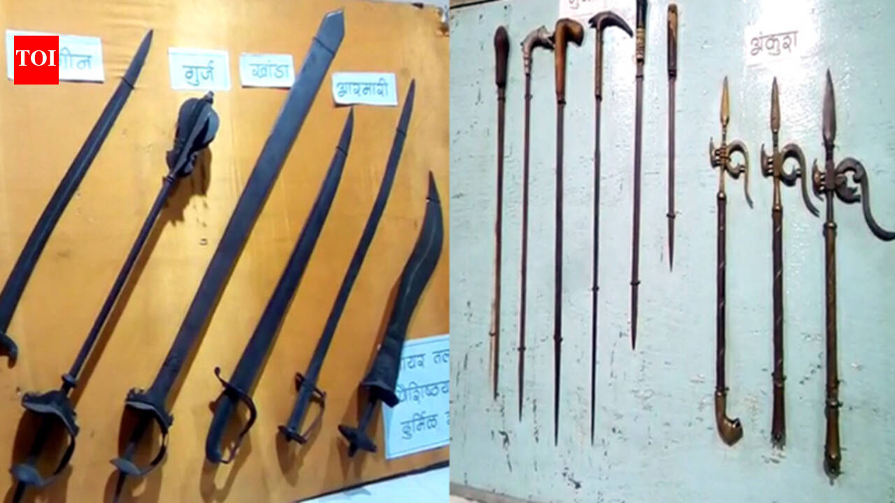 Pune: Exhibition displays weapons used during Shivaji Maharaj's reign