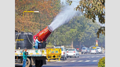 Smog gun back for fresh shot at fighting bad air | Delhi News - Times ...