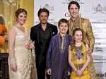Shah Rukh Khan meets Justin Trudeau and family