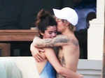 Justin Bieber and Selena Gomez's passionate kiss