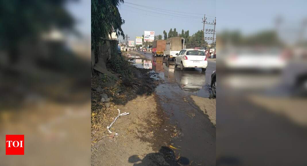 sewage problem at katraj hadapsar bypass (pisoli) Times of India