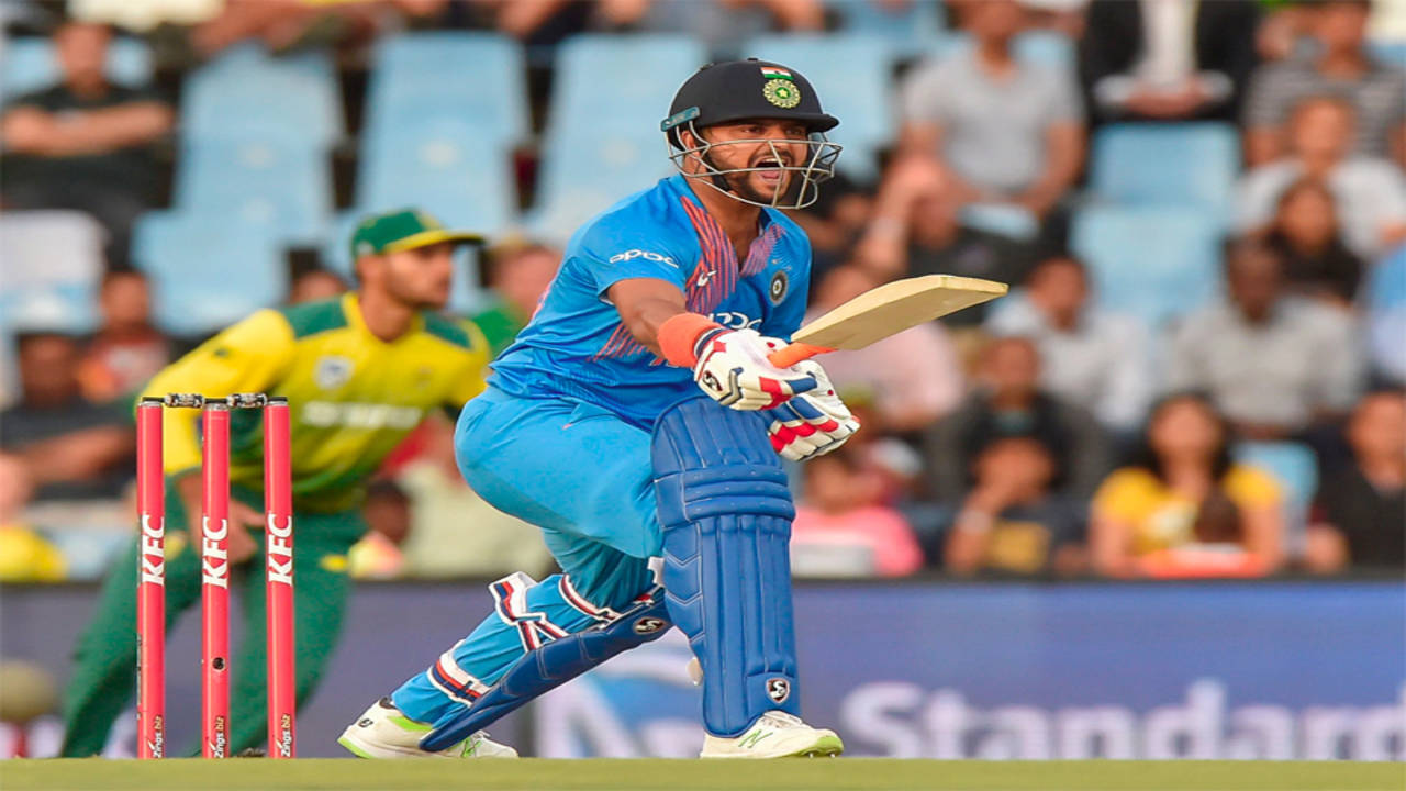 What jersey number will Raina wear in the T20 vs. South Africa