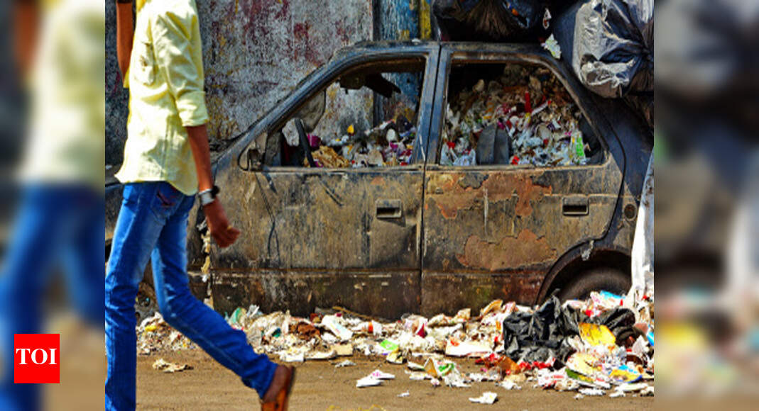 Dumped car: Roof for homeless, seized cars & dump yard under Wakad