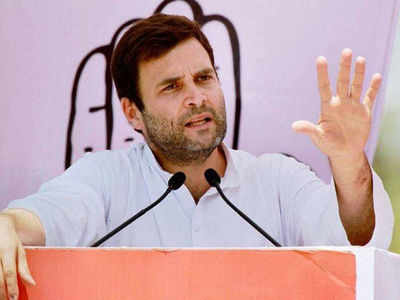 Rahul Gandhi holds brief road show, crowds give anxious moments to security personnel