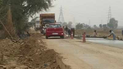A week after repairs, new sector road becomes bumpy: Residents