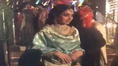 Watch: Last video of Bollywood actress Sridevi