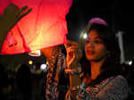 Lantern festival in the city