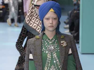 Gucci offends Sikh community with 'Turban headgear' at Milan Fashion Week