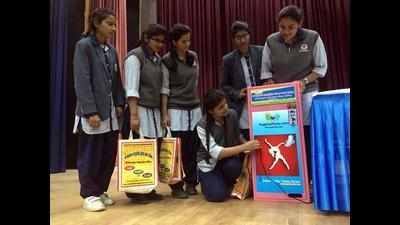 In a first, school in Noida installs dispenser for sanitary napkins