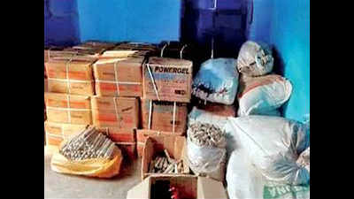 Sackfuls of explosives seized in Birbhum