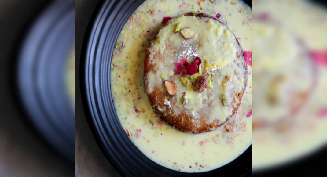 WholeWheat Flour Malpua with Rabri Recipe How to Make WholeWheat