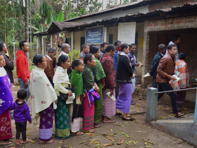 84.86 per cent polling in Meghalaya