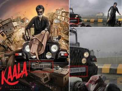 Jeep number change in Rajinikanth's Kaala; Goof-up or intentional?