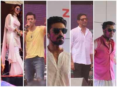 Celebrities groove at this happening Holi party in the city