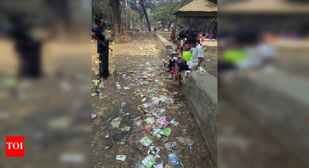 picnic spot or garbage spot - Times of India