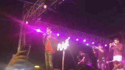 Darshan Raval performs at Lady Irwin College