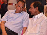 Governor Narasimhan and Telangana Chief Minister Kalvakuntla Chandrashekhar Rao