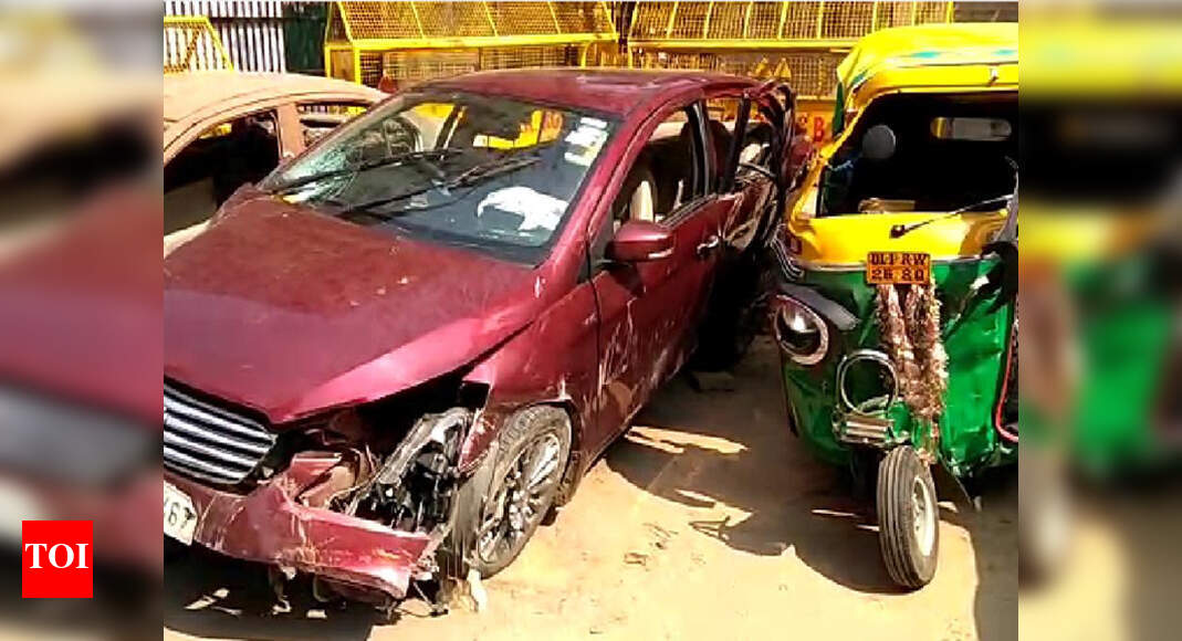 Delhi Road Accident: Auto driver killed as car driven by minor rams ...