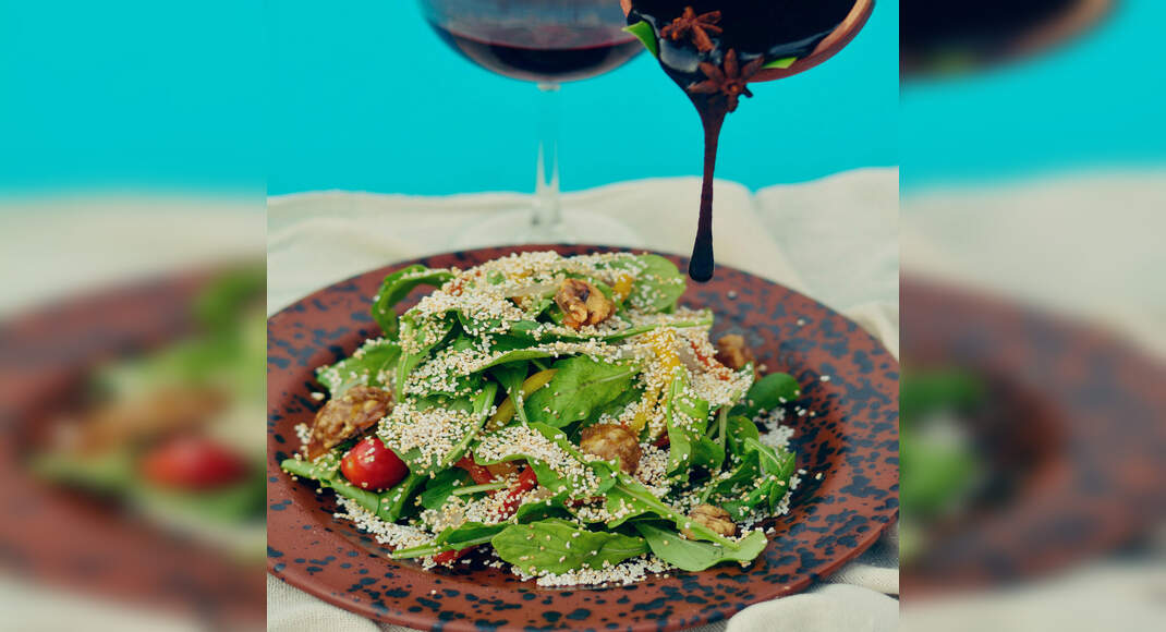 Amaranth Walnut Salad Recipe: How to Make Amaranth Walnut Salad Recipe | Homemade Amaranth Walnut Sa