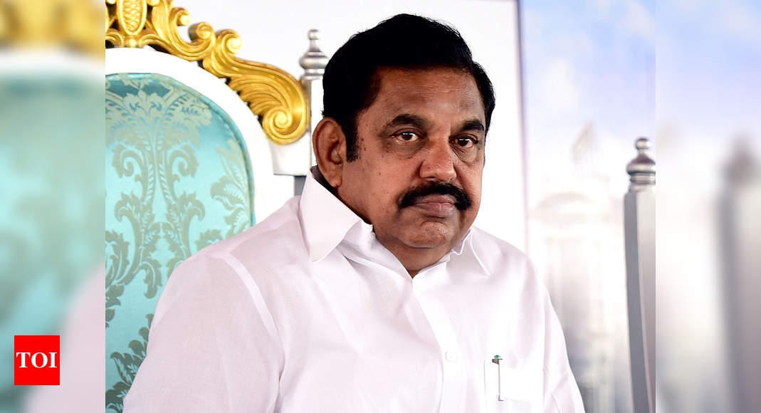 CM Edappadi K Palaniswami: CM Edappadi K Palaniswami lauds artisans ...