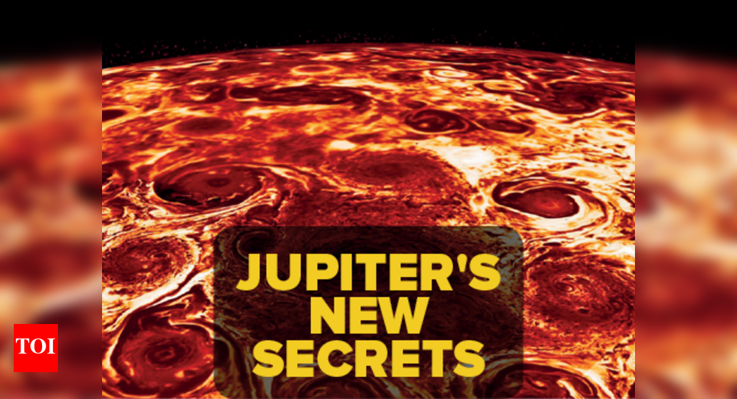 Infographic: Jupiter blanketed by geometric clusters of cyclones ...