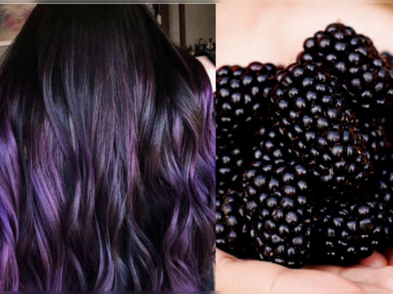 Blackberry is the best hair colour for black hair - Times of India