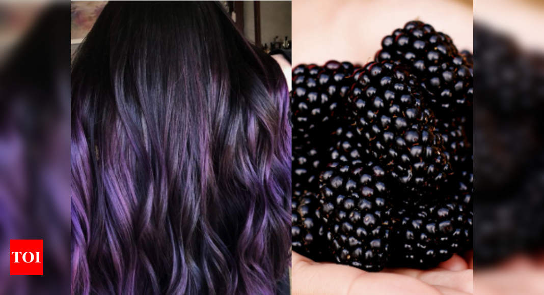 Blackberry is the best hair colour for black hair - Times of India