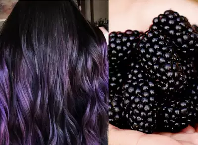 Deep violet balayage plum highlights mulberry hair dark velvet hair   Burgundy hair Plum hair Hair color burgundy
