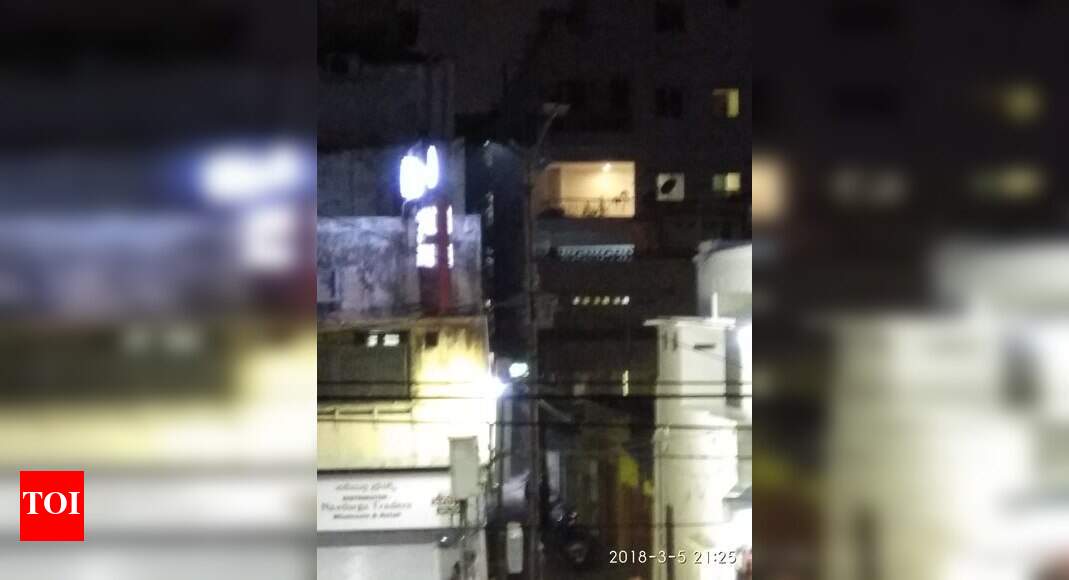 street light not working Times of India