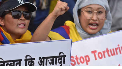 Tibetans take out protest march against China in Nagpur