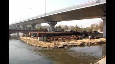 Elevated road ready to open, bridge on Hindon canal isn’t
