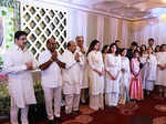 Boney Kapoor & daughters Janhvi and Khushi hold a prayer meet for Sridevi in Chennai