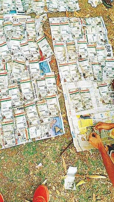 Youths cleaning well find thousands of Aadhaar cards