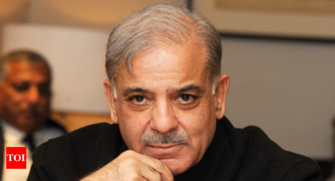 Shahbaz Sharif Shahbaz Sharif Elected Pml N Chief Times Of India