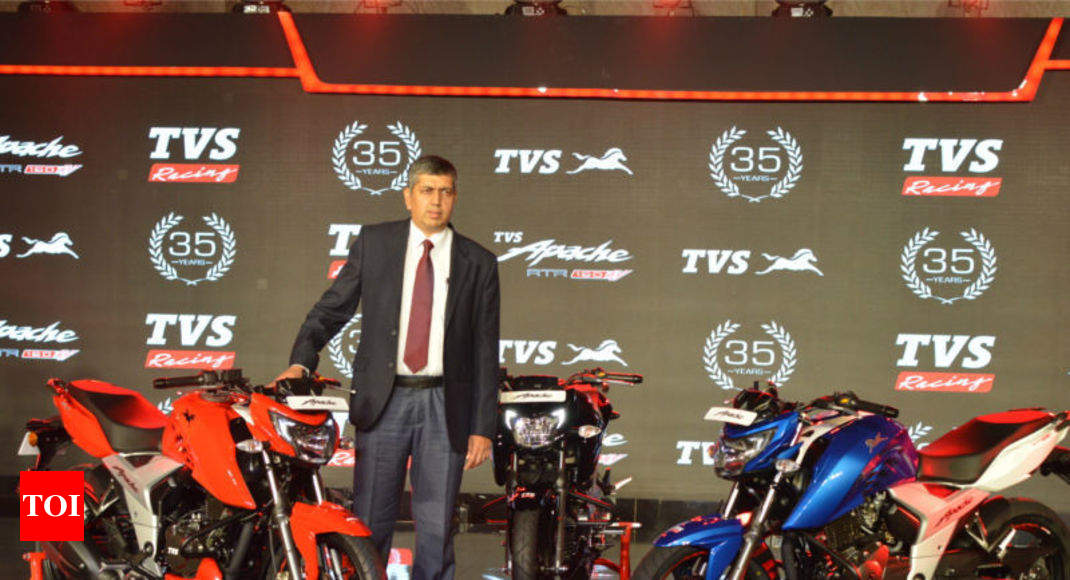 Tvs Apache Rtr 160 Price All New Tvs Apache Rtr 160 4v Launched At Rs 81 490 Times Of India