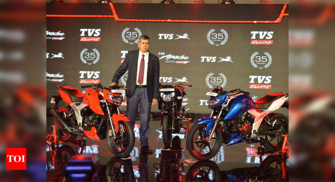 Tvs Apache Rtr 160 Price All New Tvs Apache Rtr 160 4v Launched At Rs 81 490 Times Of India