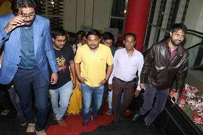 Hardik Patel attends premiere of Gujarati movie Befaam