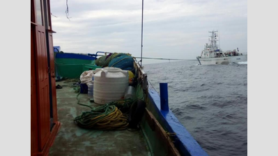 Coast Guard rescues 12 fishermen stranded in Arabian Sea