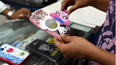 Funky new phone covers in Jaipur markets sell like hot cakes
