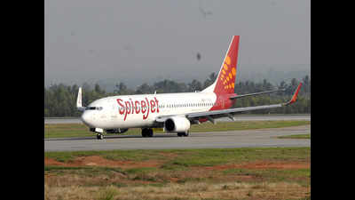SpiceJet flight veers off runway at Bengaluru airport, all fliers safe