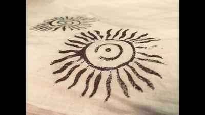 Workshop on block printing on March 17-18