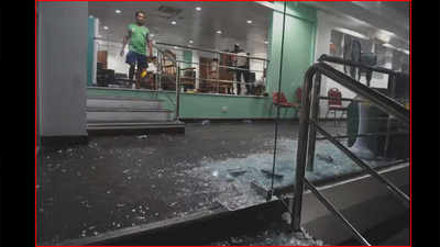 Bangladesh dressing room door shattered after tense win over Sri Lanka