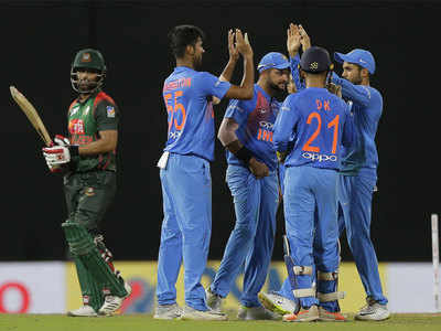 Nidahas Trophy: India start firm favourites against Bangladesh in final