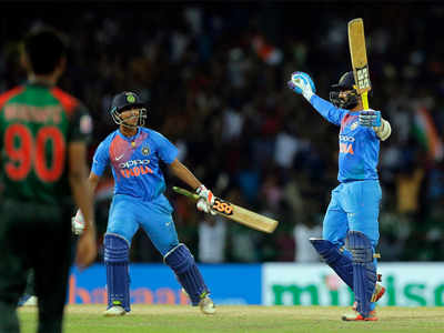 India vs Bangladesh, Nidahas Trophy Final - India beat Bangladesh by four wickets