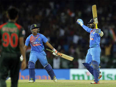 Karthik heroics help India beat Bangladesh to win Nidahas Trophy