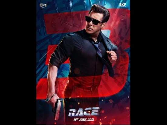 Salman Khan unveils the latest poster for his upcoming film 'Race 3'